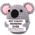 thumbnail image 1 of Figura de juguete NEVERNERVE hecha a mano a ganchillo koala 5x8x9 cm, 1 of 7