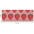thumbnail image 7 of Red Strawberry Plants Fruit Pink Pattern Kitchen Rug Mat,Kitchen Runner Rugs Non Skid Washable,Decorative Kitchen Floor Mats for Kitchen,Sink,Laundry,17"x47.2", 7 of 7