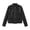 Black, variant on Stand Collar Faux Leather Moto Jacket for Women, Zip Up Long Sleeve, Slim Fit Fall Outerwear, 1 Piece, XS-XXL, Plus Size Friendly
