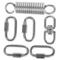 thumbnail image 5 of FUTUREORYY 1 Set Stainless Steel Spring For Porch Swing Outdoor Relaxation Heavy Duty Mounting Hardware Silver, 5 of 8