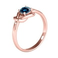 thumbnail image 3 of MauliJewels 1.00 Carat Natural Blue Diamond Engagement Ring for Women | Round Blue Diamond Solitaire | 14K White Gold, Rose Gold, Yellow Gold | Statement Bridal Ring, 3 of 7