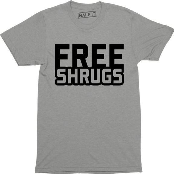 Free Shrugs Funny Cool Gift Cute Sarcastic Young Men's T-Shirt