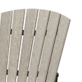 thumbnail image 4 of Poly Resin Rocking Chair - Weatherwood & Black Outdoor Rocker, 4 of 7