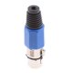 thumbnail image 2 of Conector de extremo de conector de micrófono de 3 polos XLR de 5 piezas Gloria conector hembra xlr, 2 of 6