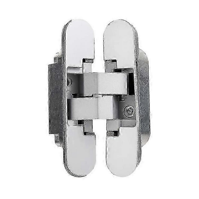 Invisible Hinge For Doors, Set Of 2 Invisible Hinges,40 Kg Load, 180 Opening, Zamak