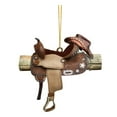 thumbnail image 2 of Western Cowboy Saddle Flat Pendant, Car Rearview Mirror and Backpack Hanging Ornament, Acrylic Decorative Charm for Holiday, Christmas and Everyday Use, 2 of 6