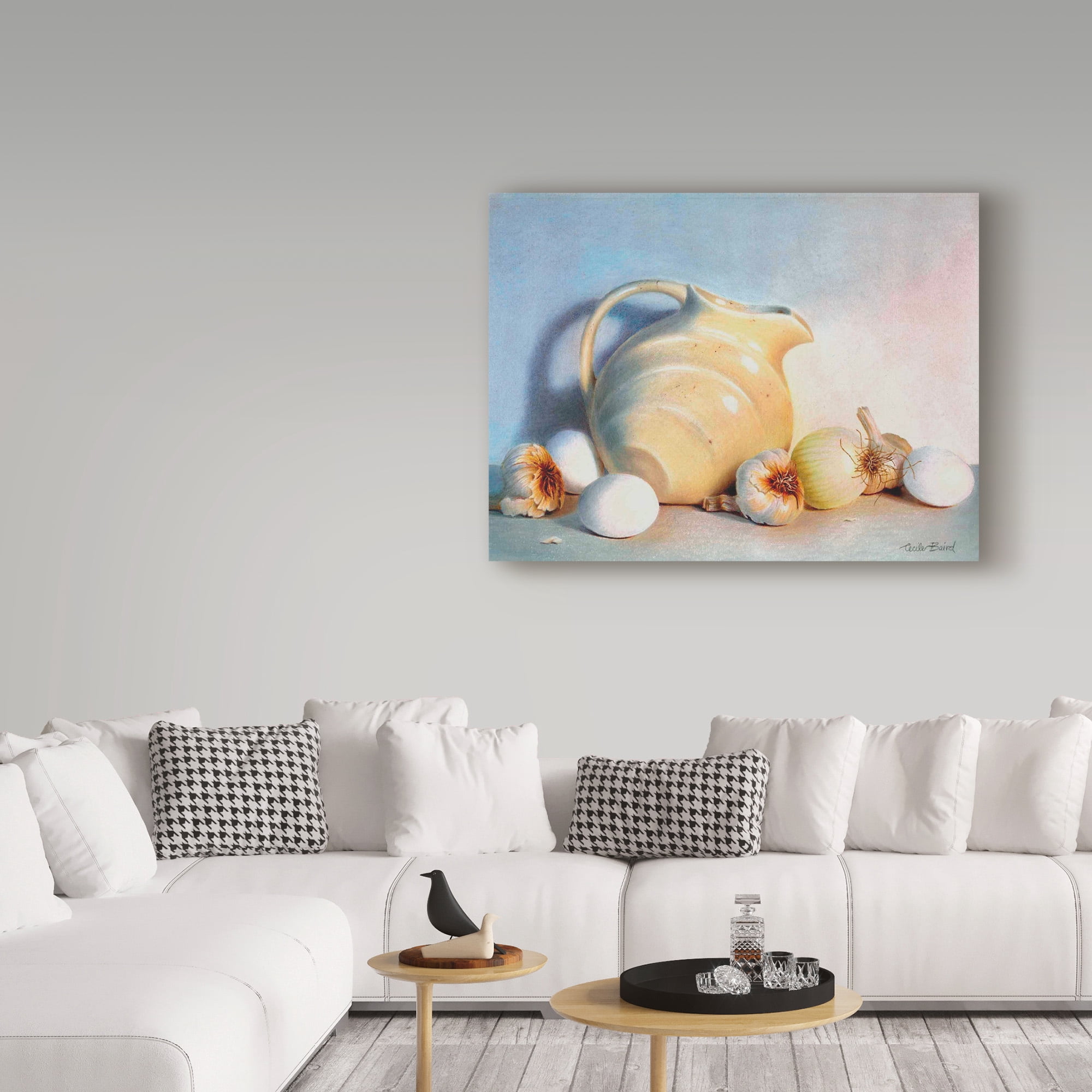 Trademark Fine Art 'White Study' Canvas Art by Cecile Baird