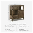 thumbnail image 7 of Signature Design by Ashley Roybeck Accent Storage Cabinet with Drawers and Shelves, Light Brown, 7 of 7