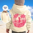 thumbnail image 2 of Tiweut Casual Hoodies for Girls Long Sleeve Hooded Soft Sweatshirt Beach Graphic Hoody Kids Cute Pullovers Top Clothes Relaxed Fit Blouses 2-3 Y, 2 of 8
