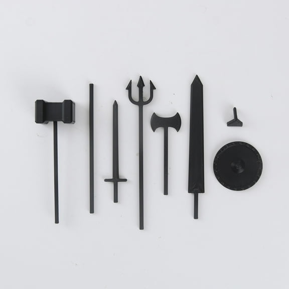T13 Action Figure Set Already Assembled, T13 3D Printed Action Figures With Weapons Accessories T 13 Lucky Ro-bo Dummy Nova 13 Action Figures, Figura de acción t13 (black)