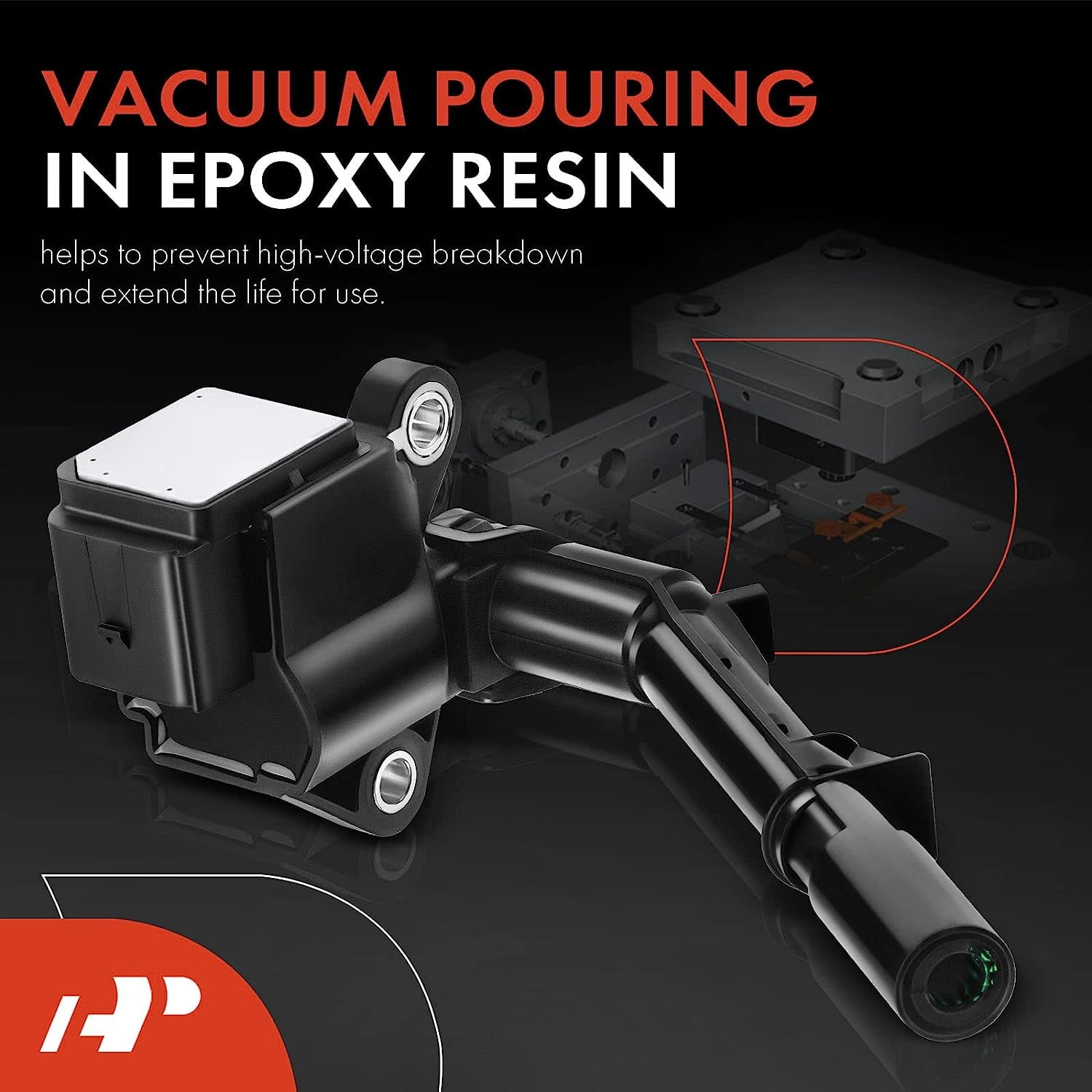 A-Premium Engine Ignition Coil Pack Compatible with Infiniti Q50, Q60 & Mercedes-Benz C300 C350E CLA250, E300, GLA250 GLC300, SLC300 SLK300, Metris & More, Replace# 2749060600, 4-PC Set