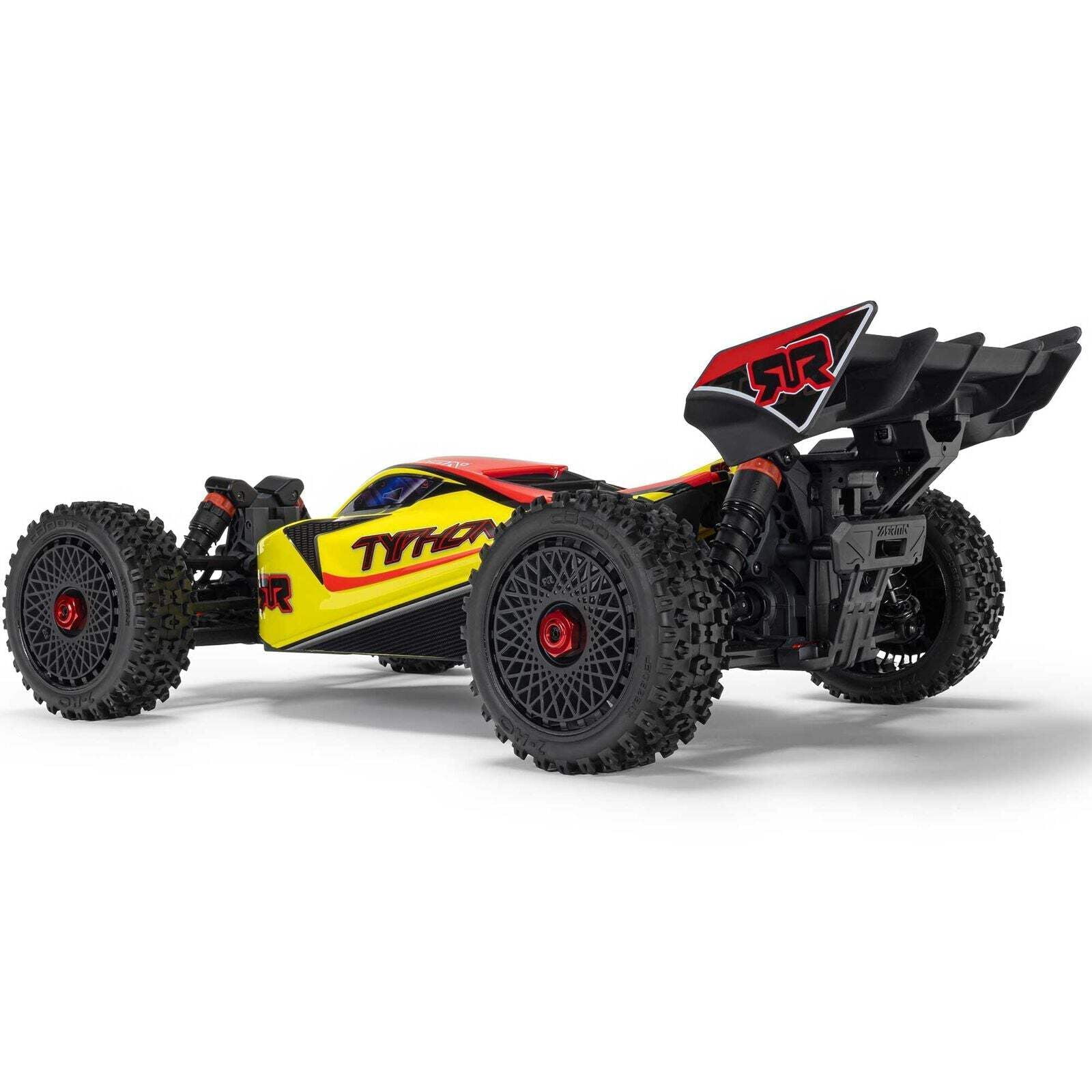 ARRMA 1/8 TYPHON 4X4 RTR Brushed Buggy Yellow ARA4206V4T2