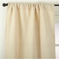 thumbnail image 5 of SARO 0811.N4284 Burlap Jute Country Chic Curtain Panel - Natural, 5 of 5