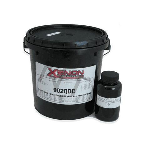 Dual Cure Screen Printing Emulsion - Xenon 902 QDC (128oz / 1 Gallon) Diazo Emulsion - for All Types of Ink - Water Based Ink and Plastisol Ink