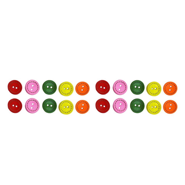 Guardurnaity Botones de mixtos, agujeros, sujetadores para álbumes de recortes, botones artesanales para coser ropa, juego de 15/20x25mm, 20mm/50 20mm/50 piezas 2piezas Guardurnaity CBP266285