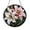 Acrylic 3.5 Inch, variant on Lily Flower Stained Glass Pattern Suncatcher Wall Hanging, Circular Floral Art Decor for Spring Inspired Home Styling