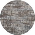 thumbnail image 2 of Addison Rugs Mayfield Premium Machine Washable Transitional Geometric Brown Round Rug, 8' x 8', 2 of 6