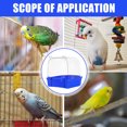 thumbnail image 5 of CTIRCHIU Bird Bath For Cage Parakeet ABS Blue Clear Design Massage 1Pack, 5 of 8