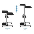 thumbnail image 3 of Mount-It! Height Adjustable Computer Work Station Cart with Monitor Mount, 3 of 4