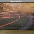 thumbnail image 6 of Ambesonne Fantasy Place Mats Set of 4, Sunset Highway, Standard Size, Multicolor, 6 of 6