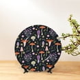 thumbnail image 6 of Honeii Mushrooms Print Elegant Bone China Decorative Plate, Porcelain Plate,Art Crafts,Ceramic Ornaments for Home Office Wall Decor-8in, 6 of 6