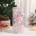 thumbnail image 3 of 50% Off Clear! Christmas Tree Balls Ornaments , 24Pcs Shatterproof Clear Plastic Christmas Ball Ornaments Decorative Xmas Baubles Set with Stuffed Delicate Decorations, 3 of 8