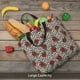 thumbnail image 5 of Easygdp Leopard Print Rose Bolsa Tote para Mujer, Bolso de Hombro para Trabajo, Playa, Viajes, Compras y Supermercado, 5 of 7