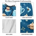 thumbnail image 4 of luoweisi Men's Beach Shorts Quick Dry Swim Trunks with Mesh Lining Candle 2XL, 4 of 5
