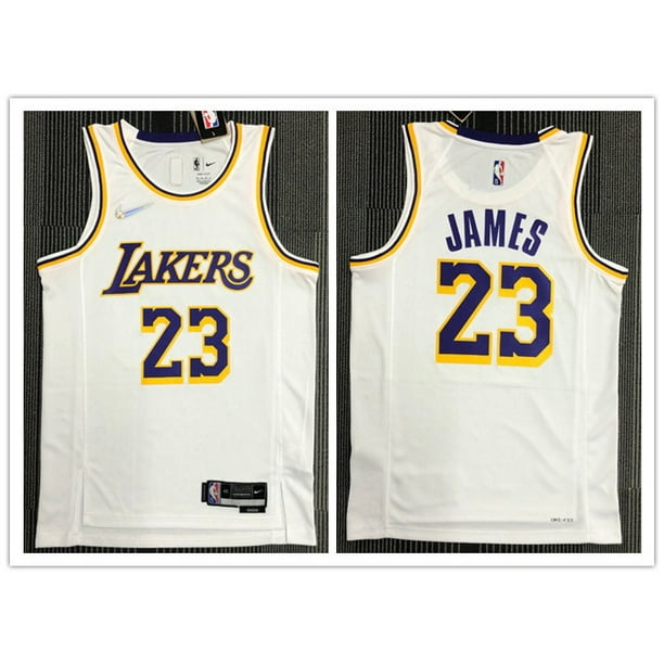 hot pressed 2022 nba Los Angeles Lakers No. 23 James white basketball jersey Gao Jiahui unisex