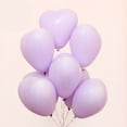 thumbnail image 4 of Globos biodegradables 100 piezas rosa 12 pulgadas en forma de corazón, flotador de helio de látex natural extra fuerte espesado (púrpura), 4 of 5