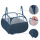 thumbnail image 4 of Ofertas Únicas 1 Pc 90L Cesta de Ropa Plegable Cesta Transpirable para Baño 19.69"x19.69"x14.96" Azul, 4 of 6