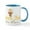 White/Blue Inside, variant on CafePress - Queen Bee Mug - 11 oz Ceramic Mug - Novelty Coffee Tea Cup