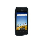 AT&T Fusion 2 - 3G smartphone - RAM 512 MB / Internal Memory 4 GB - microSD slot - LCD display - 3.5" - 320 x 480 pixels - rear camera 3.2 MP - AT&T with GoPhone - black