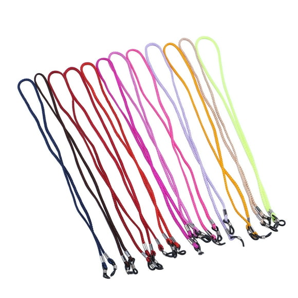 12 Uds cables antideslizantes para anteojos cuerdas para anteojos espesados cuerdas para anteojos resistentes al desgaste cadena para gafas Color mezclado