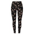 thumbnail image 3 of Fsqjgq Valentine's Day Leggings for Women Glitter Love Heart Graphic Print Yoga Pants Casual High Waisted Workout Leggings Tights 2XL, 3 of 4