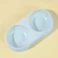 thumbnail image 2 of Elevated Double Cat Bowls, Plastic Food and Water Feeder Station for Cats and Small Dogs, Raised Pet Feeding Dish, Integrated Waterer, 2 of 3