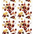 thumbnail image 3 of Flowers Duvet Cover Set, Bouquets with Old Fashioned Wildflowers Retro Style Bridal Corsage Design, Decorative 3 Piece Bedding Set with 2 Pillow Shams, Calking Size, Yellow and Burgundy, by Ambesonne, 3 of 3