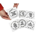 thumbnail image 6 of Inkdotpot Set of 6 Drink Coasters Easy Clean 4-inch SquareCoastersCork Base-Reusable- Quotes, 6 of 8