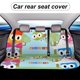 thumbnail image 5 of Aventura con los Choopies-theme Car Rear Seat Covers Back Elastic Flexible Car Seat Covers Decorative Fits Most Cars 120x59x76cm, 5 of 6