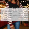 thumbnail image 4 of Christmas Sweatshirts for Women, Letter Print Striped Long Sleeve Crewneck Loose Fit, Fall Holiday Party Graphic Tops S-XXL, 4 of 6