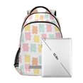 thumbnail image 7 of FORMRS Kids School Backpack Elementary Student Unisex Travel Bookbag with Reflective Stripes, Cute Gummy Bears Pattern, 7 of 7
