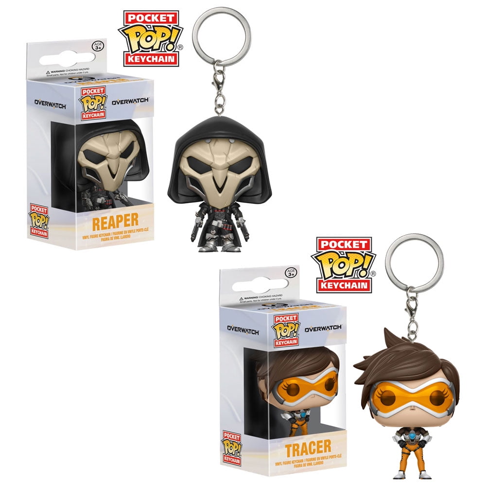 - New Reaper & Tracer SET OF 2 Funko Pocket POP Keychains Overwatch 