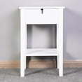 Bathroom Storage Table, 2021 Upgraded Bedroom Night Table with Drawer