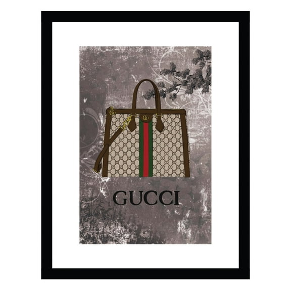 Fashion Designer Glam Purse Bag - Framed Print