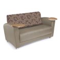 thumbnail image 1 of OFM Social Seating Guest Couch with Double Swing Tablet, 1 of 1