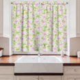 thumbnail image 2 of Ambesonne Shabby Flora Kitchen Curtains, Spring Yard Pastel, 55"x39", Pale Pink Pale Green, 2 of 3
