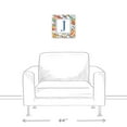 thumbnail image 3 of Creative Products Wildflower Monogram - J 12x12 Canvas Wall Art, 3 of 4