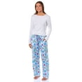 thumbnail image 2 of The Smurfs Rainbow Love Women's Papa Smurf Smurfette Character Vintage Cartoon Sleep Pajama Lounge Pants Sleepwear, 2 of 5
