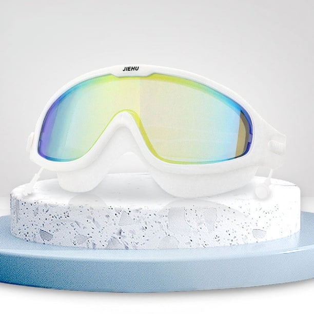 Gafas de natación antivaho para adultos, hombres, mujeres, jóvenes con junta de silicona suave $ Gafas de natación sin fugas Gafas de natación antivaho para adultos, hombres, mujeres y jóvenes Zhivalor HMJM114-7