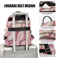 thumbnail image 3 of FORMRS Mini Backpack Purse for Women Travel Daypack Casual Shoulder Bag, Pink Brown Pattern, 3 of 7